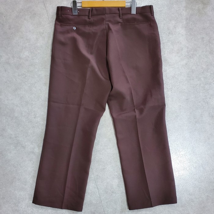 slacks pants スラックスパンツ アメリカ製usaトラウザーズ古着茶色 | Vintage.City 古着屋、古着コーデ情報を発信