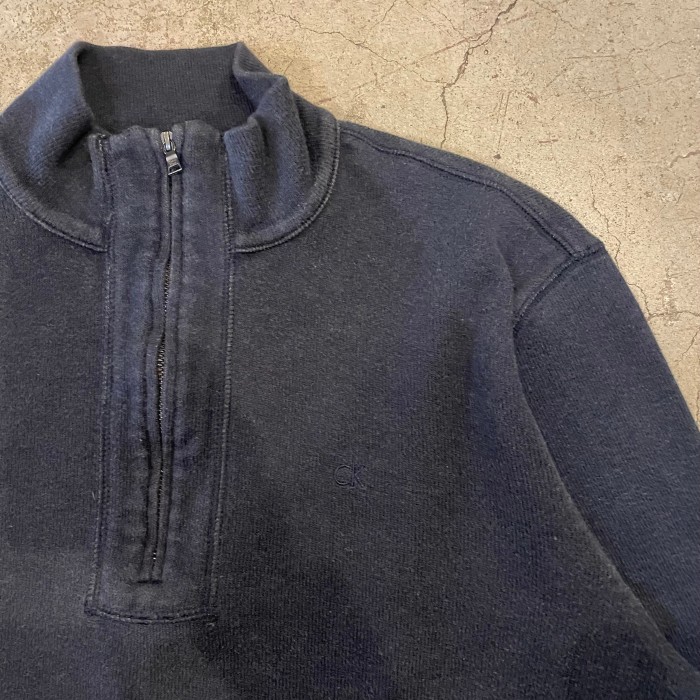 Calvin Klein half zip cotton knit | Vintage.City Vintage Shops, Vintage Fashion Trends