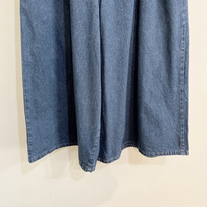 used denim gaucho pants | Vintage.City 古着屋、古着コーデ情報を発信