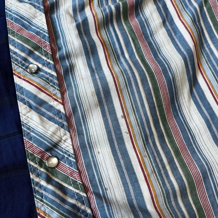 【Wrangler】90's Crazy Pattern Western Shirts 90年代 ラングラー クレイジーパターン ウエスタンシャツ コーデュロイ s-246 | Vintage.City 古着屋、古着コーデ情報を発信