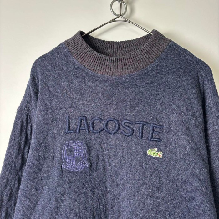 70s LACOSTE 刺繍ロゴ ニット セーター トレーナー アンゴラ XL | Vintage.City 古着屋、古着コーデ情報を発信