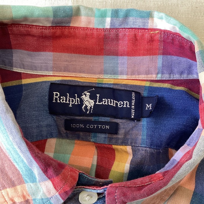 90’s Ralph Lauren/ラルフローレン インド綿 コットンボタンダウンシャツ ロングスリーブシャツ 古着 fc-1601 | Vintage.City 古着屋、古着コーデ情報を発信