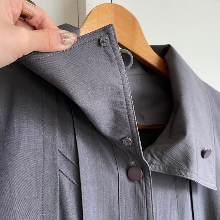 roll collar liner coat〈レトロ古着 ロールカラー ライナーコート スプリングコート〉 | Vintage.City 古着屋、古着コーデ情報を発信