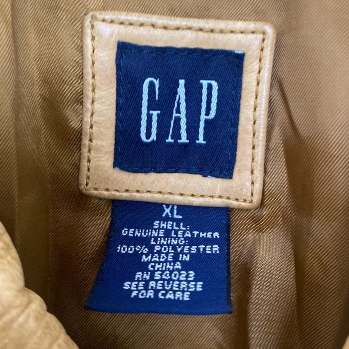 GAP　90’sレザージャケット | Vintage.City 古着屋、古着コーデ情報を発信