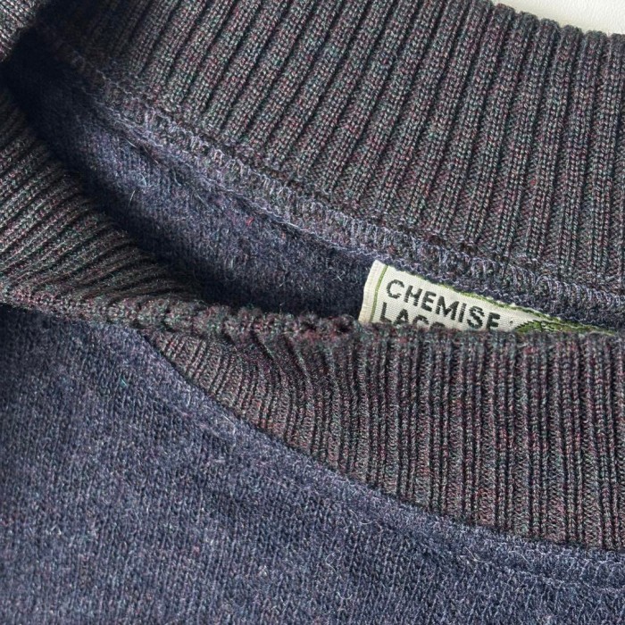 70s LACOSTE 刺繍ロゴ ニット セーター トレーナー アンゴラ XL | Vintage.City 古着屋、古着コーデ情報を発信
