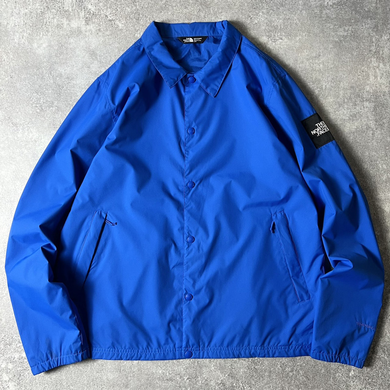THE NORTH FACE ビッグ ロゴ プリント ナイロン コーチ ジャケット L