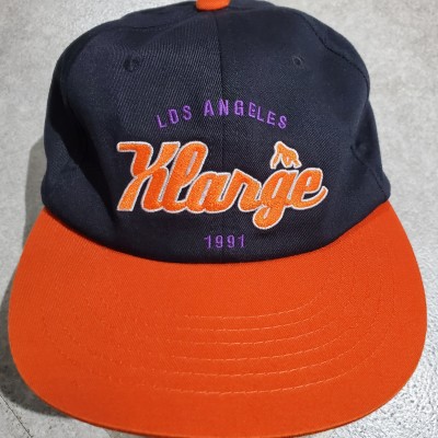 xlarge エクストララージ 刺繍ロゴキャップcap 帽子黒オレンジスケーター | Vintage.City 古着屋、古着コーデ情報を発信