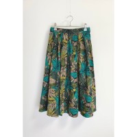 Vintage 80s retro botanical pattern green long skirt レトロ ヴィンテージ 古着 ボタニカル柄 グリーン ロング スカート | Vintage.City Vintage Shops, Vintage Fashion Trends