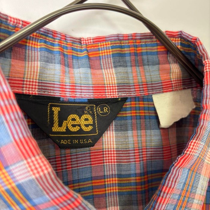70s USA製 Lee チェック シャツ 長袖 薄手 L S303 | Vintage.City 古着屋、古着コーデ情報を発信