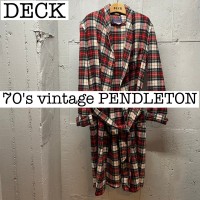 70s vintage ペンドルトン　ウールガウンローブ　ナイトウェア　USA製   OS050 | Vintage.City 古着屋、古着コーデ情報を発信