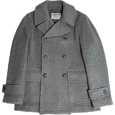 MADE IN ENGLAND製 LONDON Tradition ウールPコート グレー 38サイズ | Vintage.City 古着屋、古着コーデ情報を発信