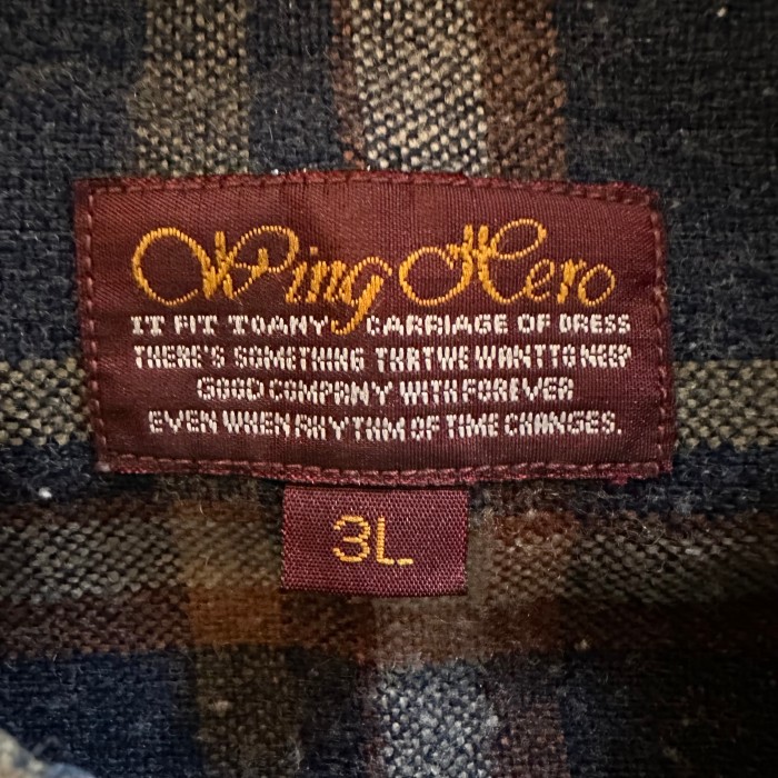 Wing Hero  チェックシャツ | Vintage.City 古着屋、古着コーデ情報を発信