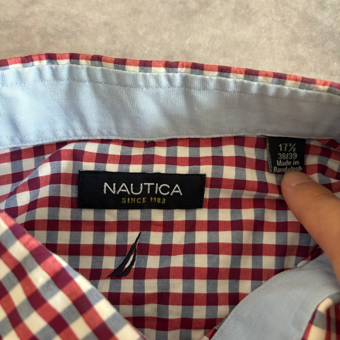 NAUTICA ボタンダウンシャツ　ギンガムチェック　古着 | Vintage.City 古着屋、古着コーデ情報を発信