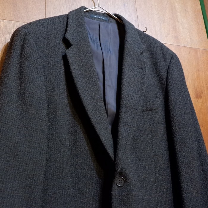 イタリア製 80-90s EMPORIO ARMANI テーラードジャケット ブラック | Vintage.City 古着屋、古着コーデ情報を発信