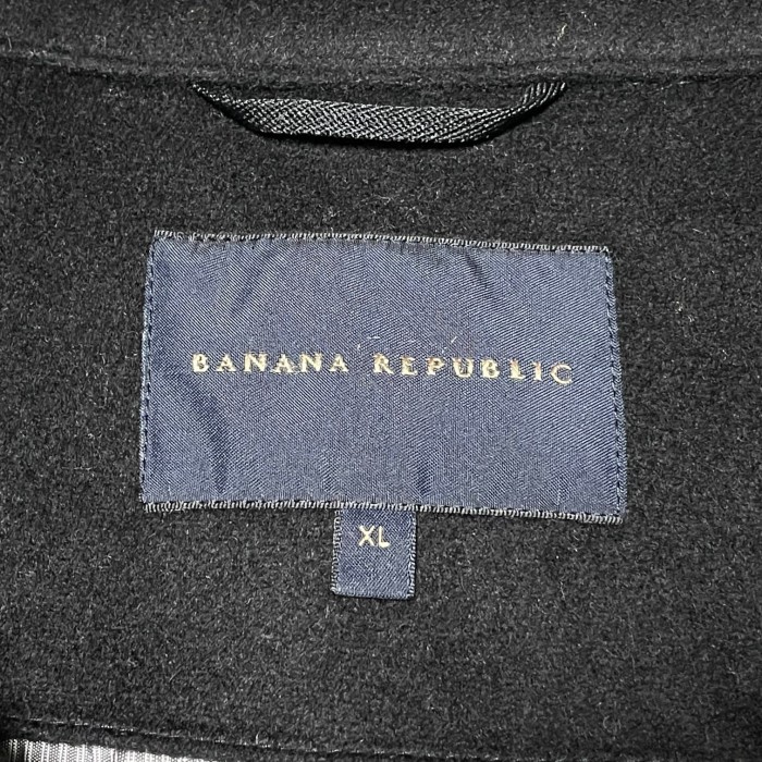 BANANA REPUBLIC ウールトレンチコート ブラック XLサイズ | Vintage.City 빈티지숍, 빈티지 코디 정보