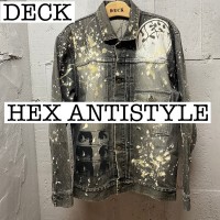 00s HEX ANTISTYLE ペンキ加工　デニムジャケット　カバーオール OS049 | Vintage.City 古着屋、古着コーデ情報を発信