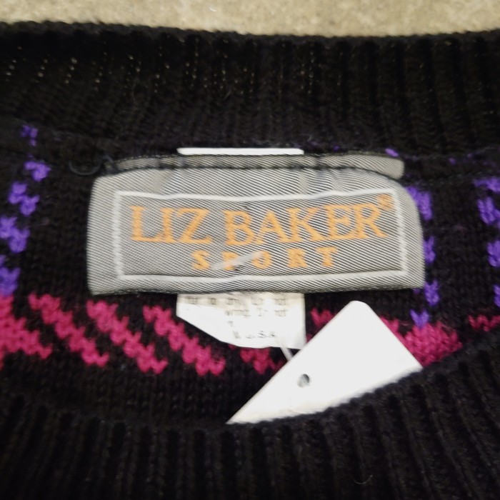 LIZ BAKER sport design cotton knit (made in USA) | Vintage.City Vintage Shops, Vintage Fashion Trends