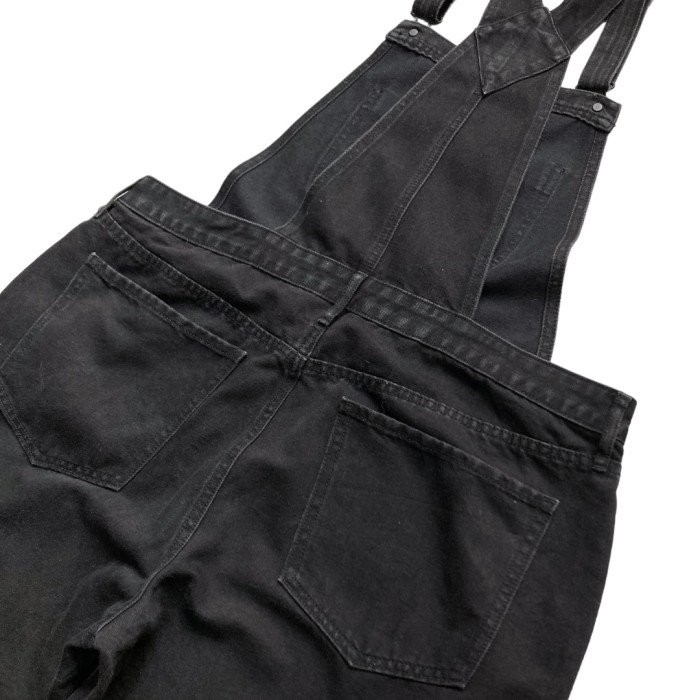 OLD NAVY 00's black cotton design overall | Vintage.City 古着屋、古着コーデ情報を発信