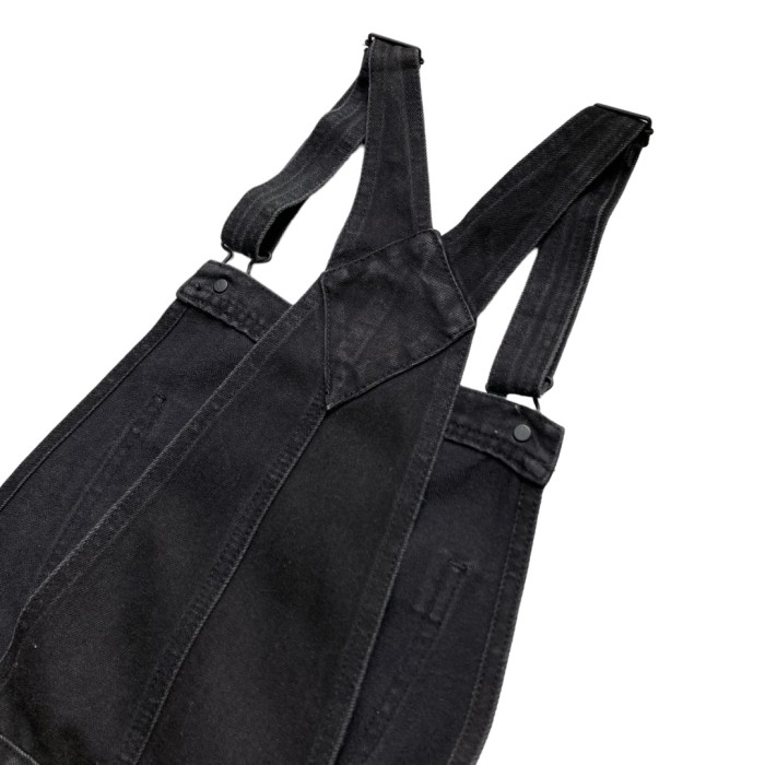 OLD NAVY 00's black cotton design overall | Vintage.City 빈티지숍, 빈티지 코디 정보