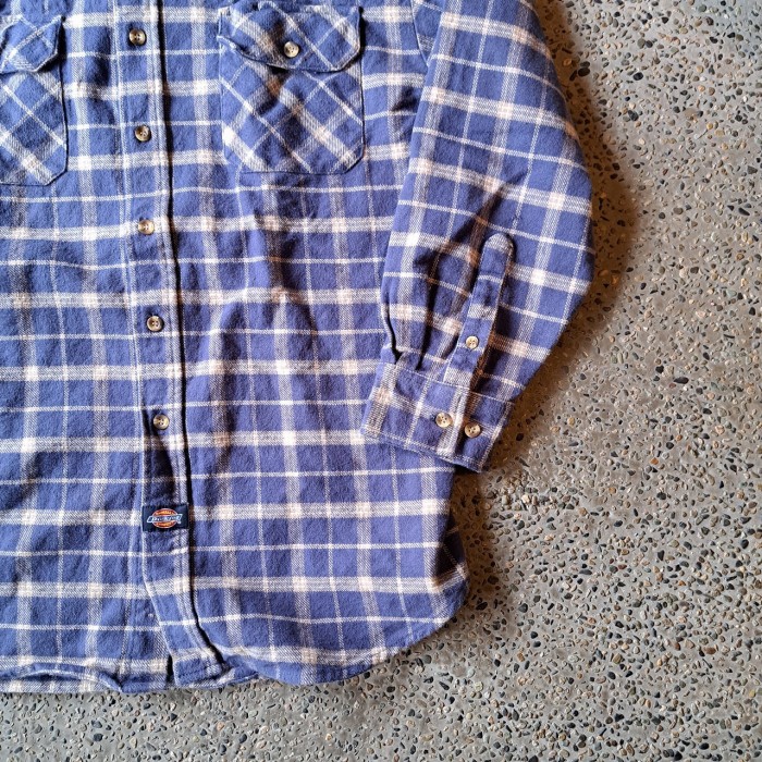 Dickies ヘビーフランネルシャツ used [303017] | Vintage.City 빈티지숍, 빈티지 코디 정보
