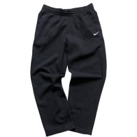 90-00s NIKE logo embroidered wide black sweat pants | Vintage.City 古着屋、古着コーデ情報を発信