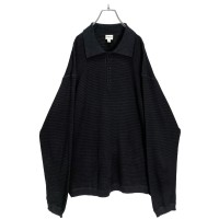 ARMANI COLLEZIONI 00's L/S design knit shirt | Vintage.City 古着屋、古着コーデ情報を発信