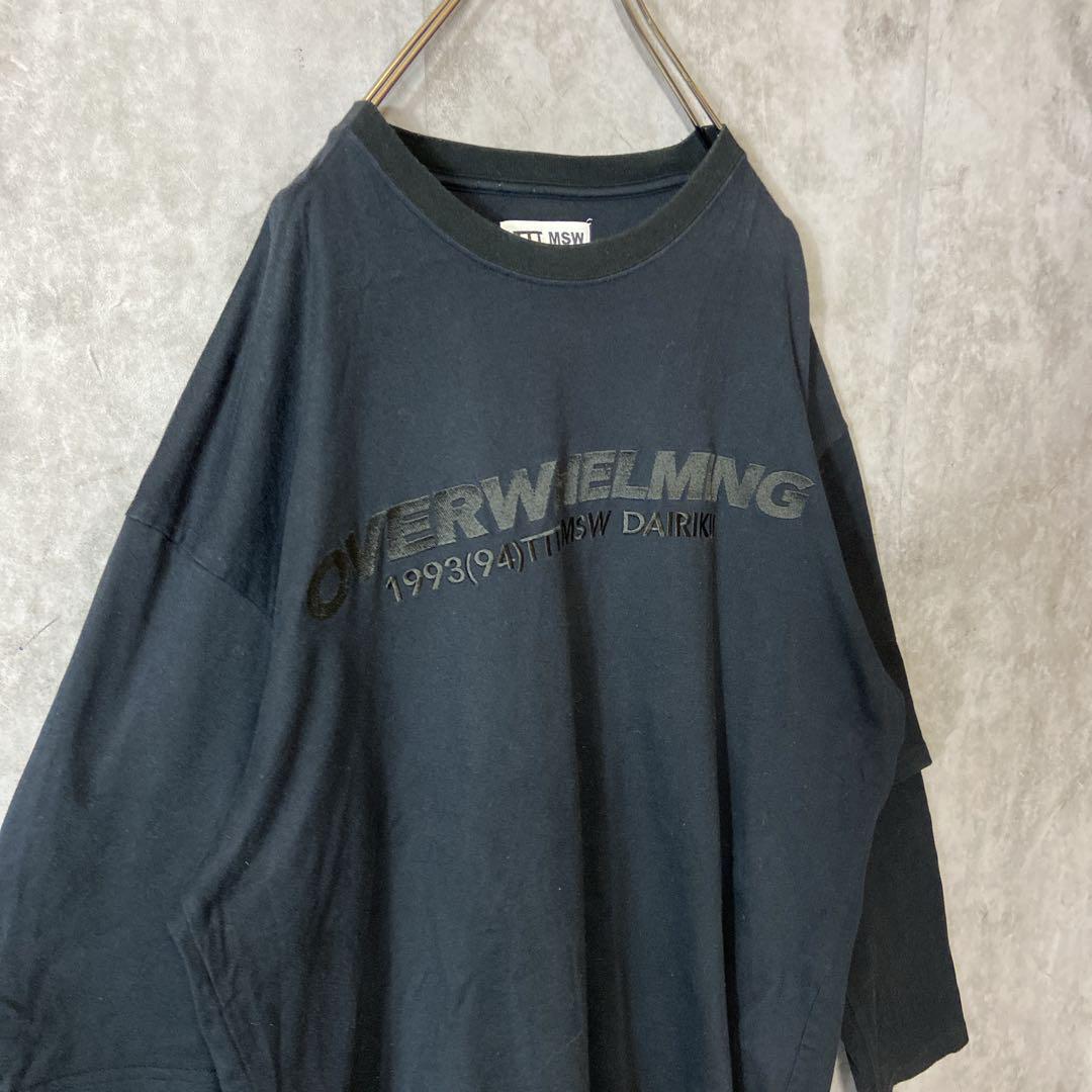 TTT_MSW ✖️ DAIRIKU biggie layered T-shirt size F (L相当） 配送A ...