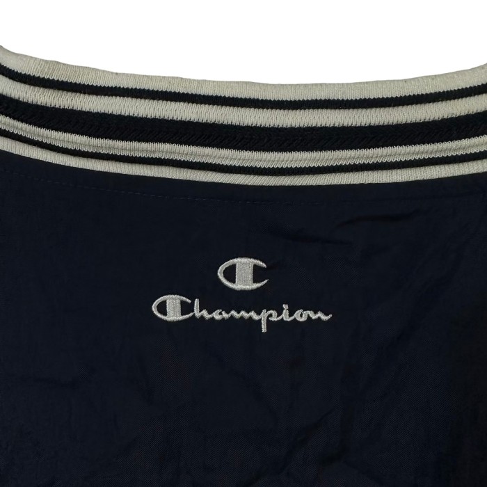 champion ナイロンプルオーバー XL 刺繍ロゴ 企業ロゴ センターロゴ | Vintage.City 古着屋、古着コーデ情報を発信
