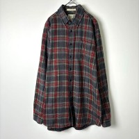 LLBean ネルシャツ タータンチェック 春カラー グレー M S403 | Vintage.City 古着屋、古着コーデ情報を発信