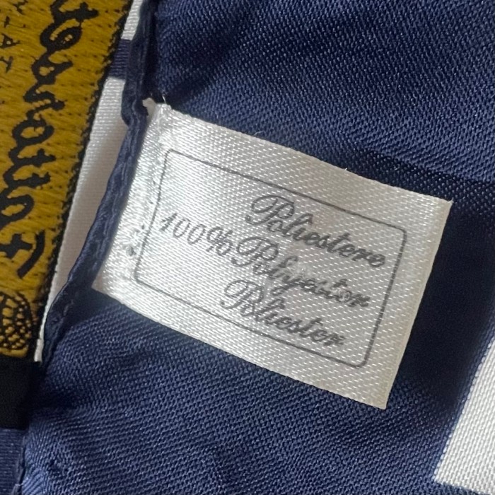 Made in italy Fattorsetaマリン柄ポリエステルスカーフ | Vintage.City 古着屋、古着コーデ情報を発信