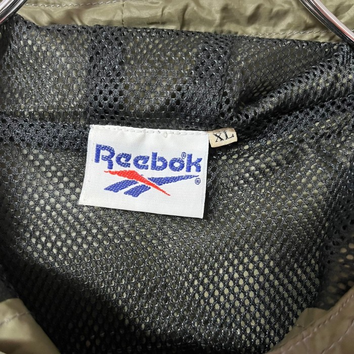 Reebok リーボック ナイロンジャケット XL ハーフジップ 刺繍ロゴ | Vintage.City 古着屋、古着コーデ情報を発信