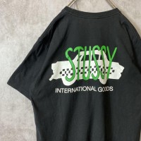 STUSSY big logo back print T-shirt size M 配送A　ステューシー　バックプリントTシャツ　車 メキシコ製 | Vintage.City 古着屋、古着コーデ情報を発信