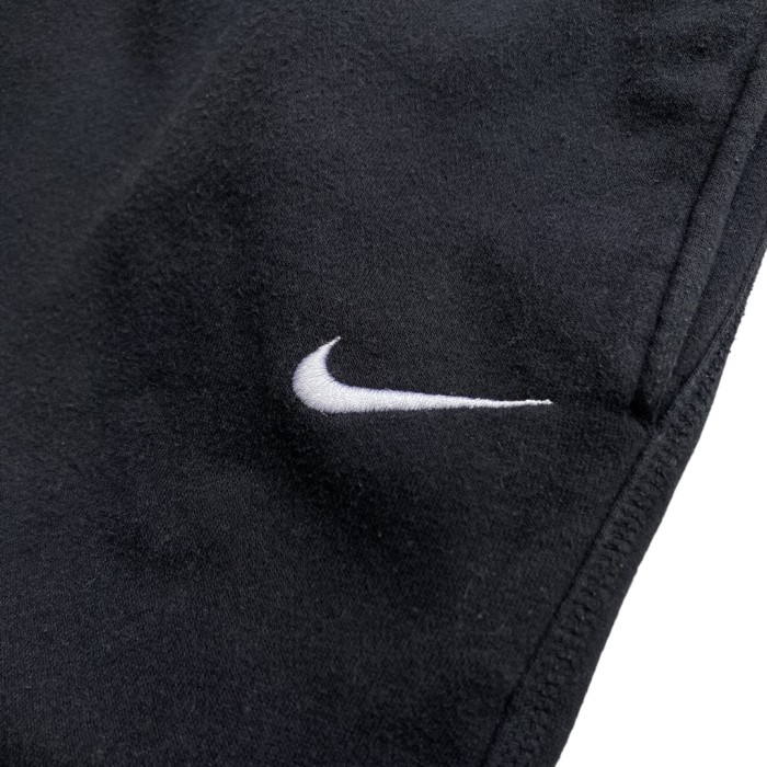 90-00s NIKE logo embroidered wide black sweat pants | Vintage.City 古着屋、古着コーデ情報を発信