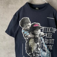 STUSSY street kids print T-shirt size M 配送B ステューシー　キッズプリントTシャツ　クラウンロゴ | Vintage.City 古着屋、古着コーデ情報を発信