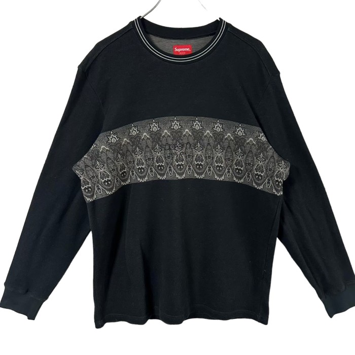 supreme シュプリーム ニットセーター 刺繍ロゴ ペイズリー センターロゴ | Vintage.City 빈티지숍, 빈티지 코디 정보
