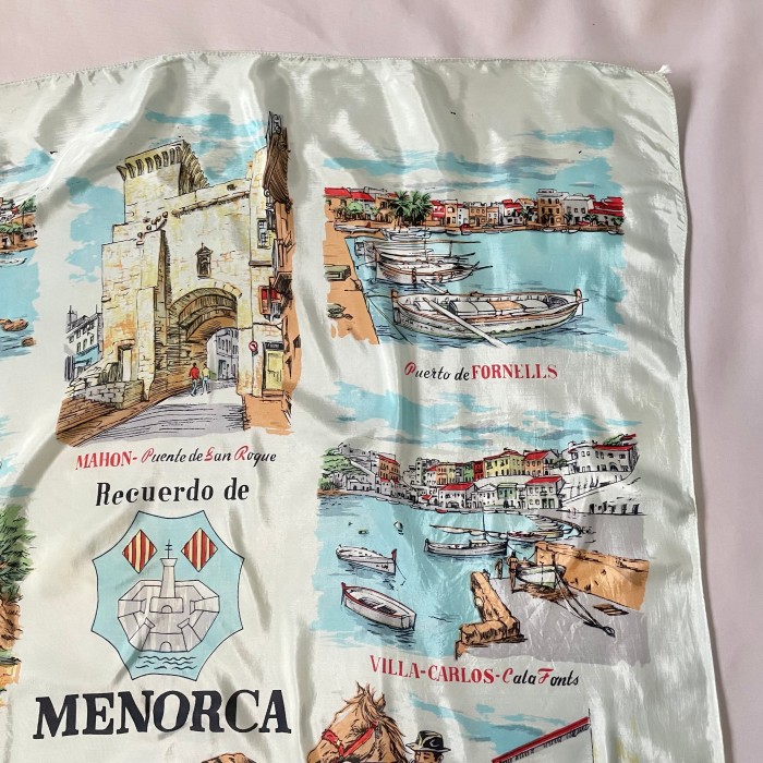 50s souvenir MENORCA ヴィンテージ スーベニアスカーフ | Vintage.City Vintage Shops, Vintage Fashion Trends