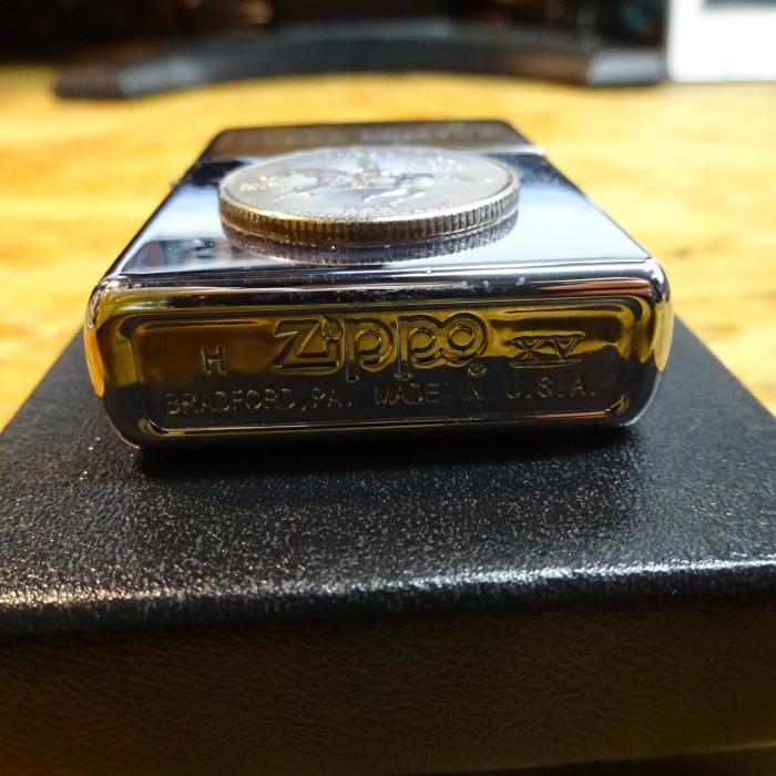 ジッポ USA製 オイルライター クアラルンプール コイン シルバー シンプル  Z46 | Vintage.City 古着屋、古着コーデ情報を発信