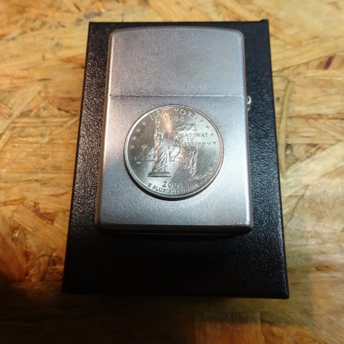 ジッポ USA製 オイルライター アラベスク コイン 両面加工 2014年製 Z49 | Vintage.City 古着屋、古着コーデ情報を発信