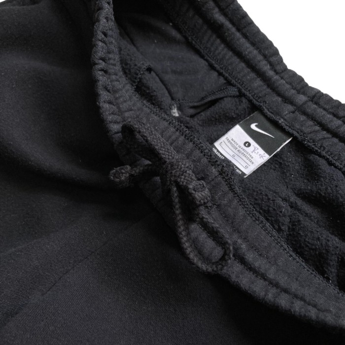 90-00s NIKE logo embroidered wide black sweat pants | Vintage.City 빈티지숍, 빈티지 코디 정보