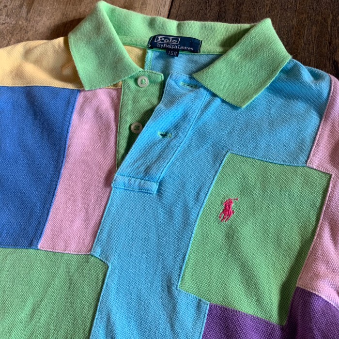 POLO Ralph Lauren ラルフローレン パッチワーク ポロシャツ S | Vintage.City Vintage Shops, Vintage Fashion Trends