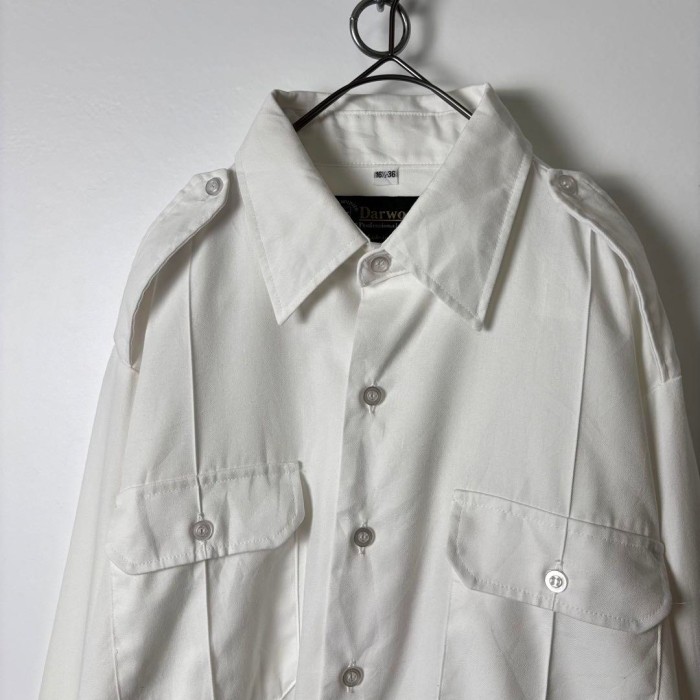 アメリカ軍 ARMY ミリタリーシャツ ドレスシャツ 白シャツ L S063 | Vintage.City 古着屋、古着コーデ情報を発信