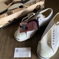 USA製 デッドストック コンバース ジャックパーセル ホワイトレザー 26cm | Vintage.City 古着屋、古着コーデ情報を発信
