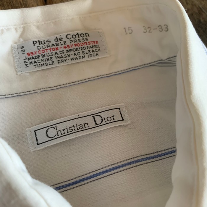ヴィンテージ Christian Dior クリスチャンディオール 長袖シャツM | Vintage.City 古着屋、古着コーデ情報を発信