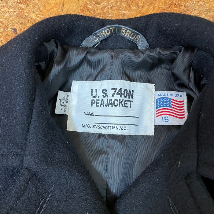 USA製 SCHOTT Pコート レディース 16 ショット MADE IN USA | Vintage.City 古着屋、古着コーデ情報を発信