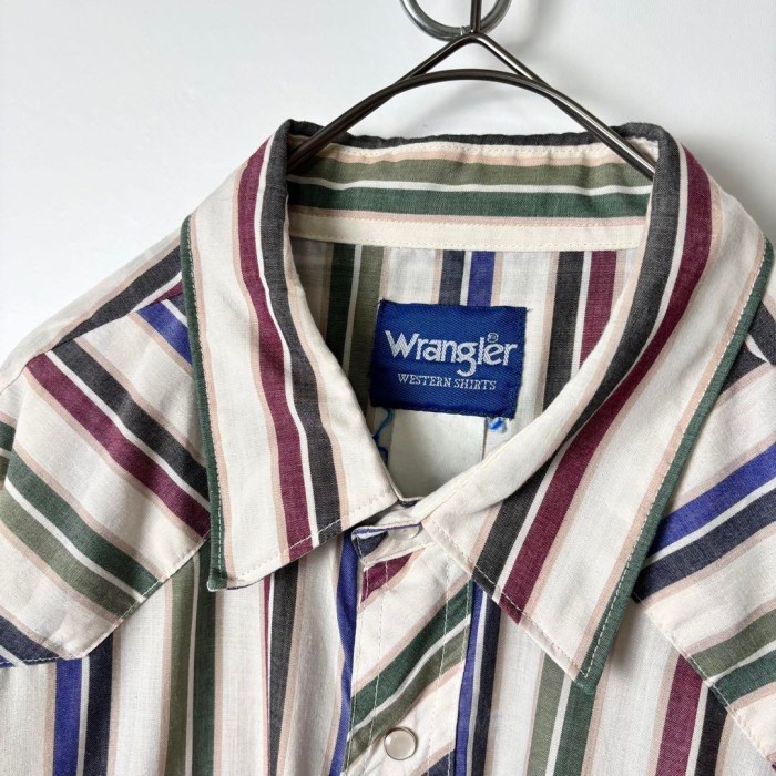 90s Wrangler ストライプ シャツ ウエスタンシャツ 長袖 薄手 XL | Vintage.City 古着屋、古着コーデ情報を発信