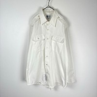 アメリカ軍 米軍実物 ミリタリー ドレスシャツ ユーティリティシャツ XL 白 | Vintage.City 古着屋、古着コーデ情報を発信