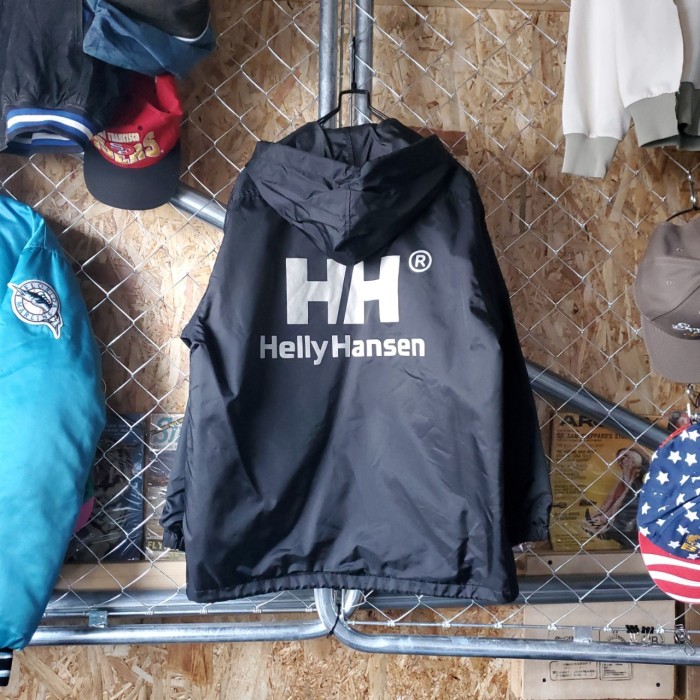 HELLY HANSEN ヘリーハンセン 90s ヴィンテージ バックロゴ ナイロン ...