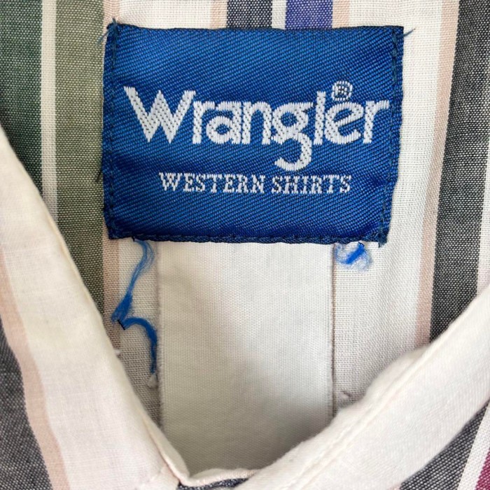 90s Wrangler ストライプ シャツ ウエスタンシャツ 長袖 薄手 XL | Vintage.City 古着屋、古着コーデ情報を発信
