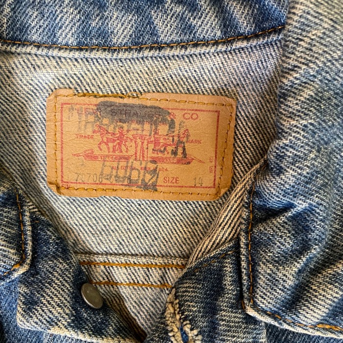 USA製 Levi's デニムジャケット 14 S Gジャン ジージャン USED | Vintage.City 古着屋、古着コーデ情報を発信