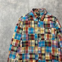 00's　stussy　ステューシー　パッチワーク　デザインシャツ | Vintage.City 古着屋、古着コーデ情報を発信